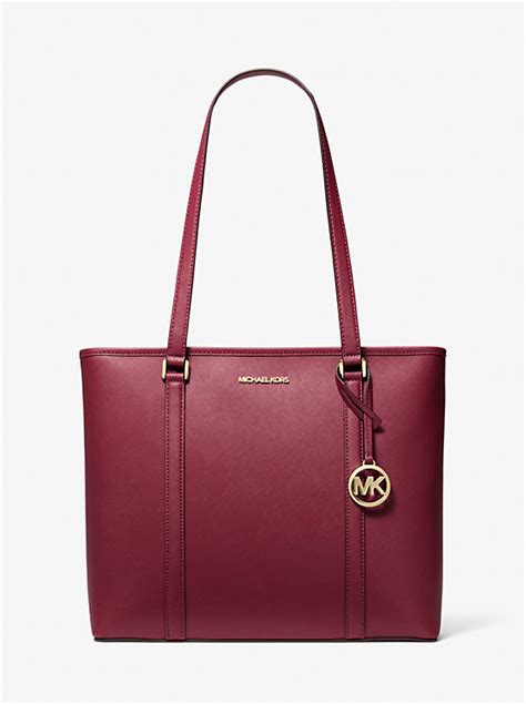 sadie michael kors|Sady Medium Saffiano Leather Tote Bag .